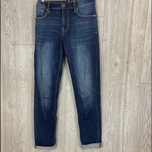 American Eagle Classic Blue Denim Skinny Jeans 8 Long